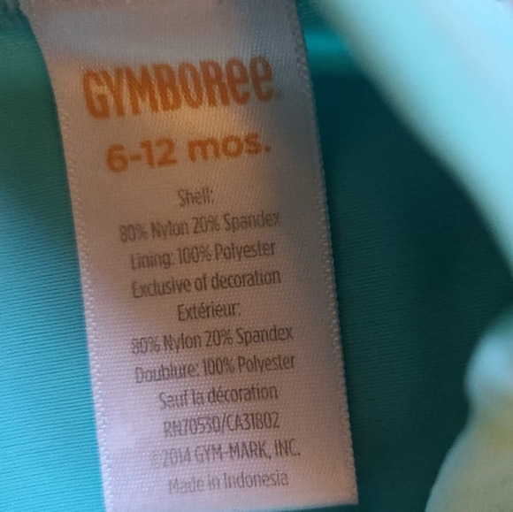 Long sleeved rash guard and swim diaper swimsuit - Picture 2 of 3